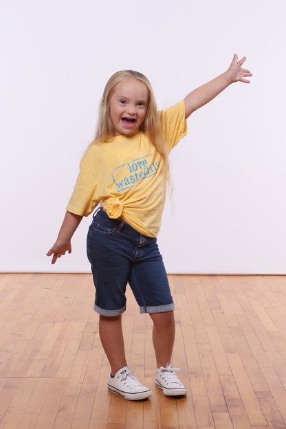 LOVE WASTEFULLY SIMPLE tee