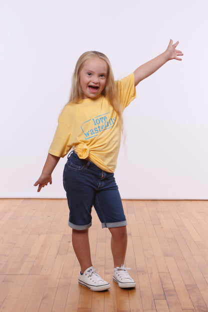 LOVE WASTEFULLY SIMPLE tee