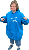 JUST LOVE HOODIE - SAPPHIRE BLUE