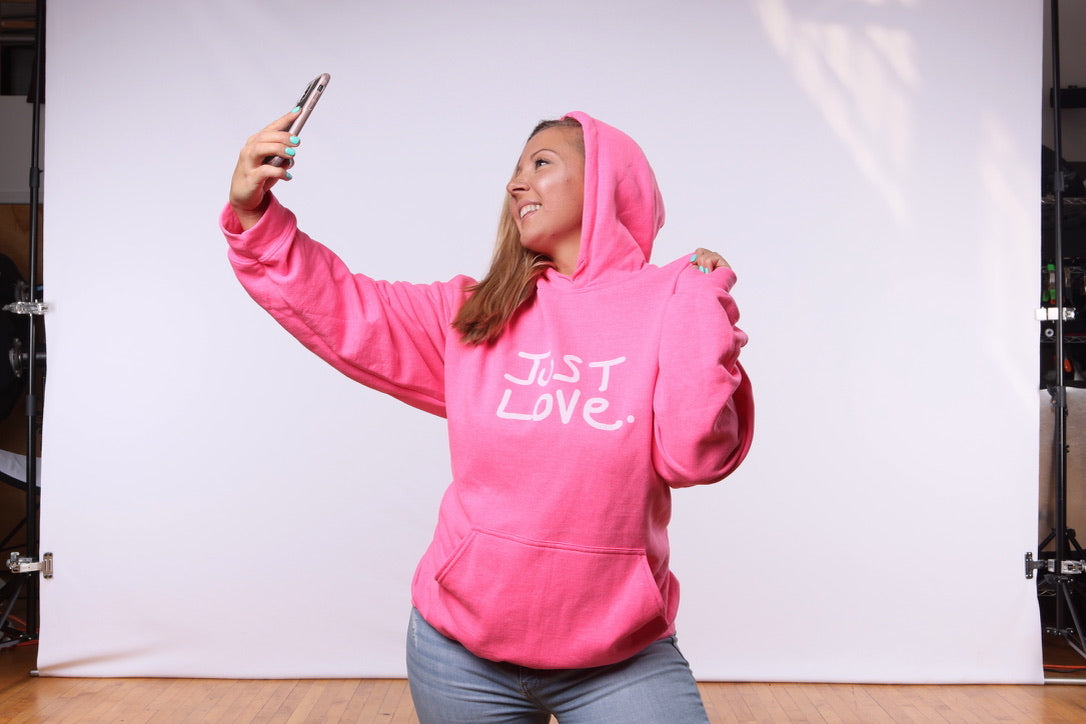 Just Love hoodie - pink