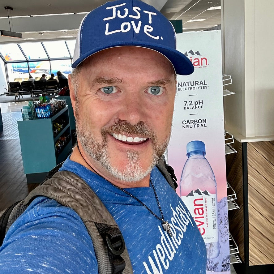 JUST LOVE TRUCKER HAT