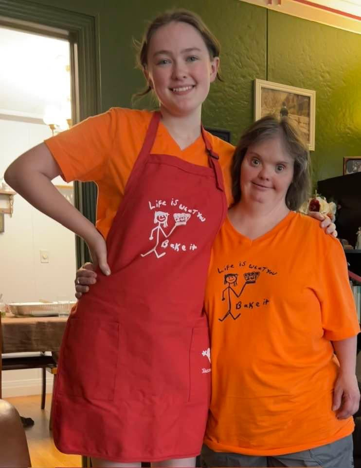 LIFE IS WHAT YOU BAKE IT Apron - RED