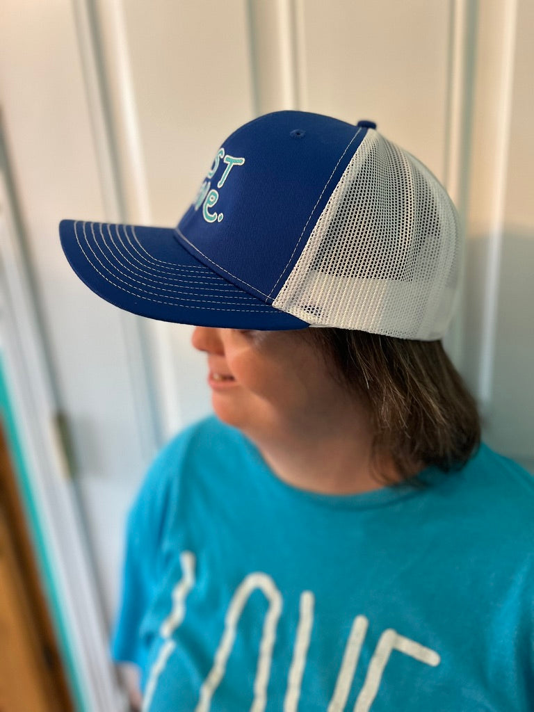 JUST LOVE TRUCKER HAT