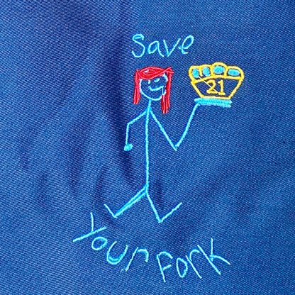 SAVE YOUR FORK Apron