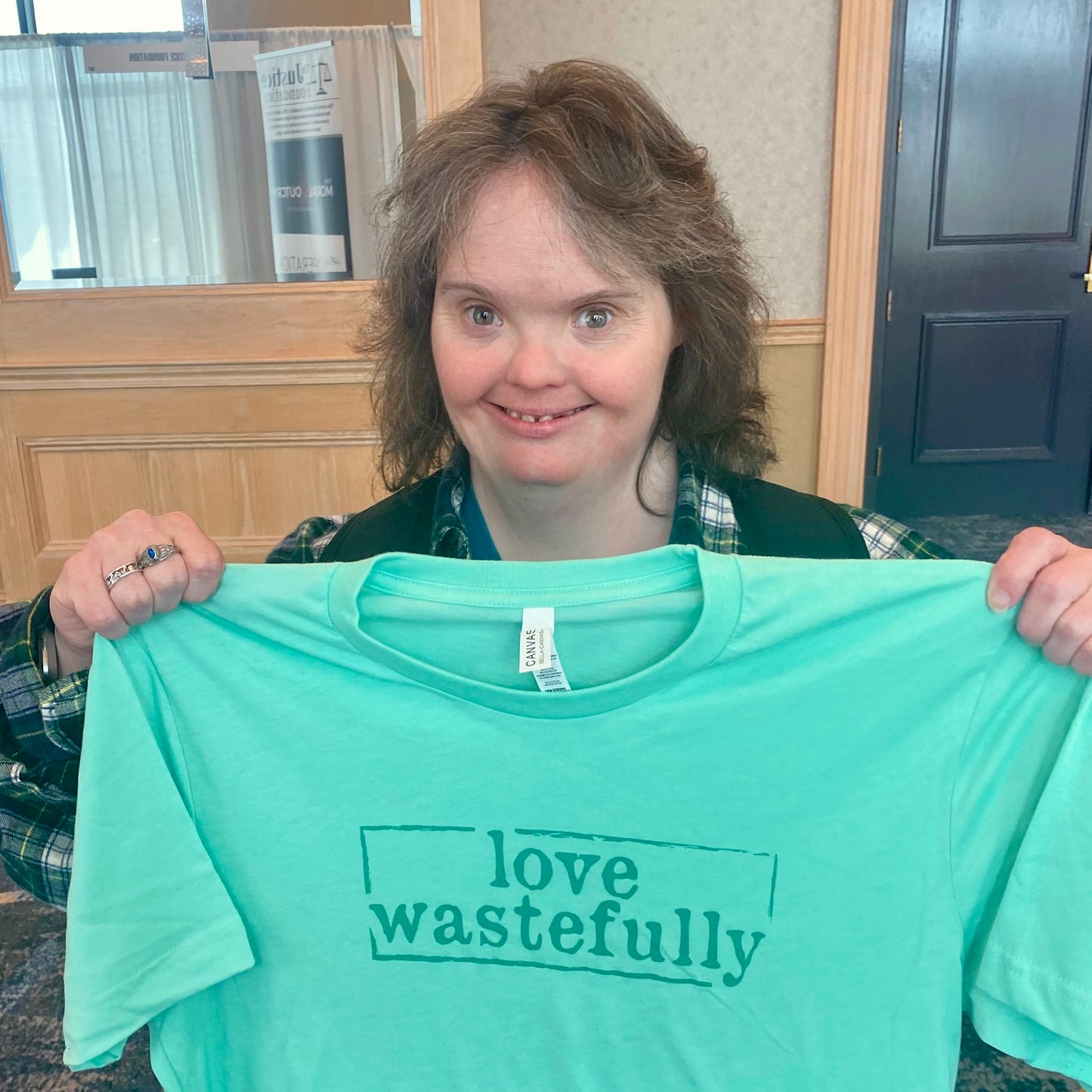 LOVE WASTEFULLY SIMPLE tee