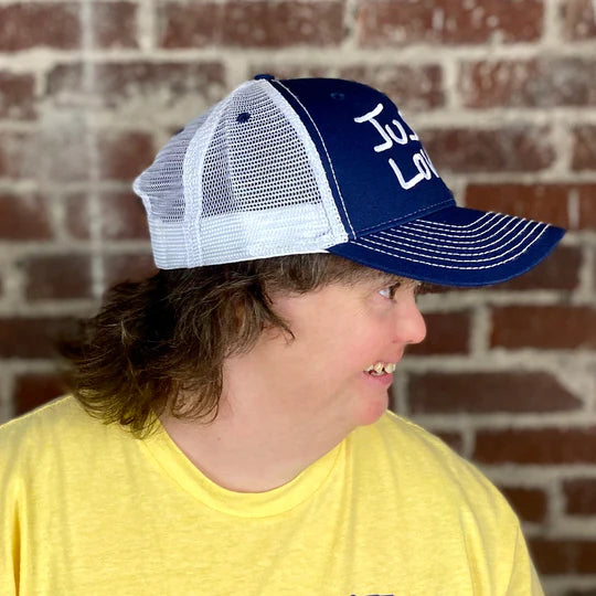 JUST LOVE TRUCKER HAT