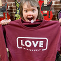 LOVE WASTEFULLY ROUNDED - CREW SWEATSHIRT